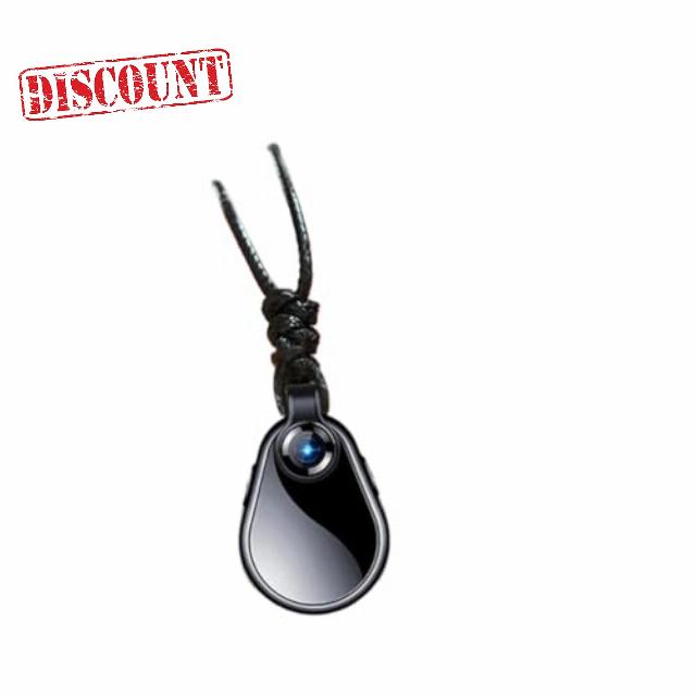 Hidden Action Camera Necklace 1080P Wide View Angle Audio Video Voice Recorder DV Dictaphone 8-128GB Digital Portable Small