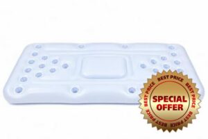 Inflatable Floating Beer Pong Table for Pool with 28 Cup Holes