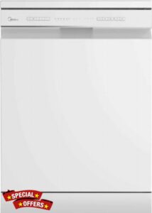 Midea MDWPF1433CWD-UK 14 Place Freestanding Dishwasher