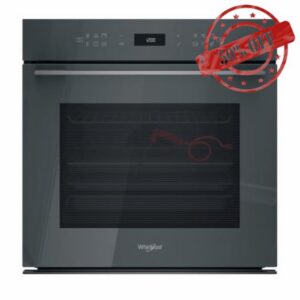 Whirlpool WOI78FPT1SBA Built-In Electric Single Oven 73L A+ Rated Pyrolytic & Hydrolytic Self-Cleaning Black with Electronic Controls