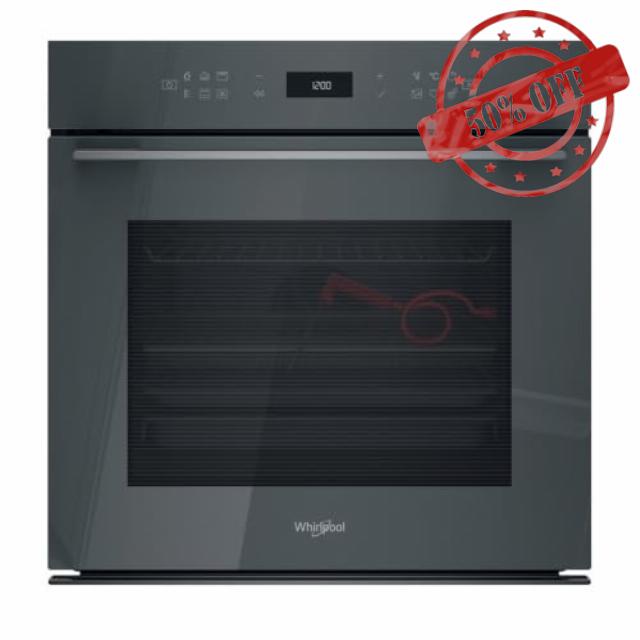 Whirlpool WOI78FPT1SBA Built-In Electric Single Oven 73L A+ Rated Pyrolytic & Hydrolytic Self-Cleaning Black with Electronic Controls