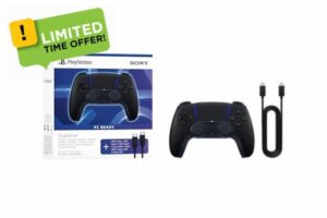 DualSense® Wireless Controller – Midnight Black + USB Cable for PC