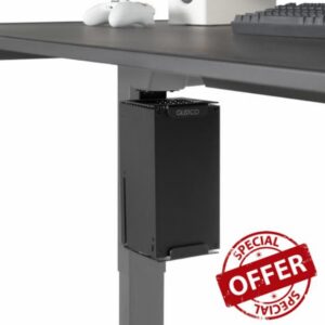 Glistco Vertical Stealth Mount for Xbox Series X - Under Desk Mount for Space-Saving - Vertical Desk Mount for Secure and Stable Console Placeme
