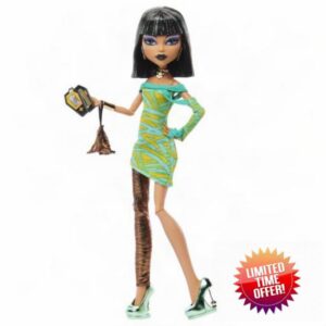Monster High Dawn of the Dance Cleo De Nile Reproduction Doll                                                          Boo-riginal Creeproduction Cleo De Nile with Party Dress and Accessories like Purse