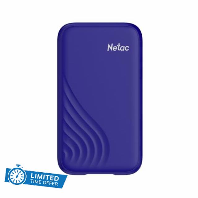 Netac ZX20Ⅲ EVO Portable External SSD 256GB， Up to 550MB/s