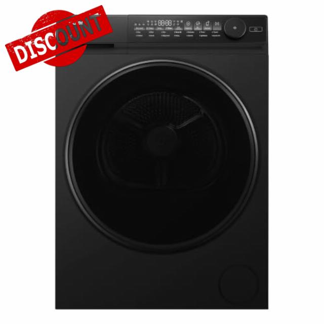 Haier X Series 7 HD100-C367BU1-UK Wifi Connected 10Kg Heat Pump Tumble Dryer - Black Steel - A+++ Rated           [Energy Class C]