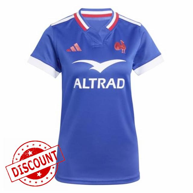 adidas Women's France Rugby Home Womens Replica Short Sleeve (Pack of 1)