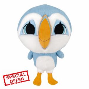 AURORA- 61695- Puffin Rock Oona Soft Toy - 20cm - Blue - Fun Collectable Plush for Kids and Puffin Rock story lovers - Perfect for Birthdays