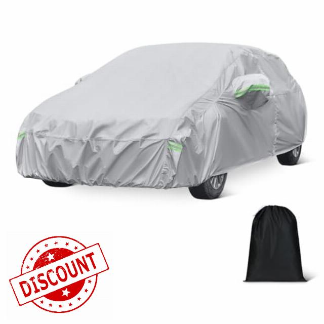 Amazon Basics Car Cover for Mid-Size Saloons