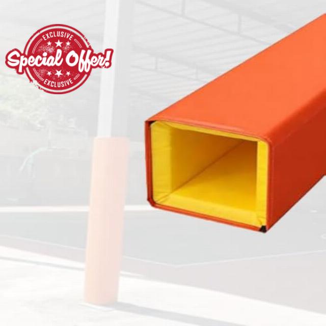 Grey Square Waterproof Basketball Pole Pad
