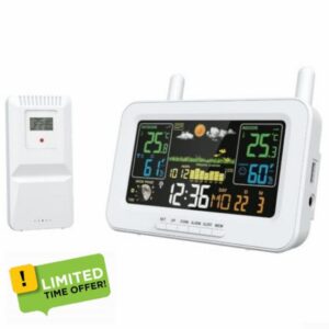 6 In 1 for Weather Station With Outdoor Sensor: Accurate Forecast