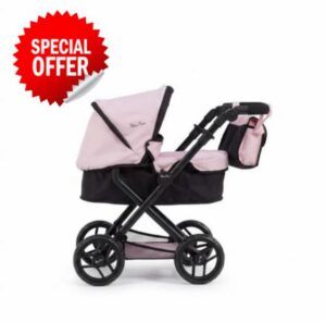 Silver Cross Doll Pram with Shoulder Bag for Dolls up to 50cm                                                          63.5 x 42cm