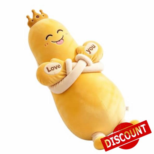 Eggplant Pillows Eggplant Long-Body Arms Cute Soothing Throw Pillows                                                          Side Sleeper Plush Comfort Toys for Women Men Side Sleeper Home Bedroom Office Dorm Couch Daily Party Yellow