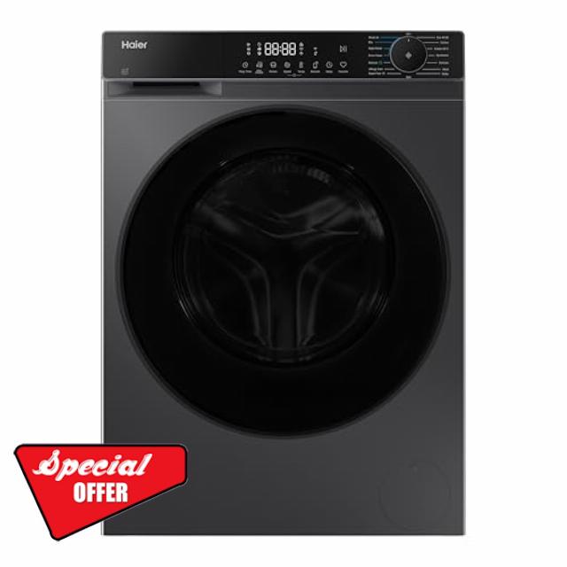 Haier X5 Plus HW120BP14357AGUK 12kg Washing Machine with 1400 rpm - Graphite - A Rated           [Energy Class A]