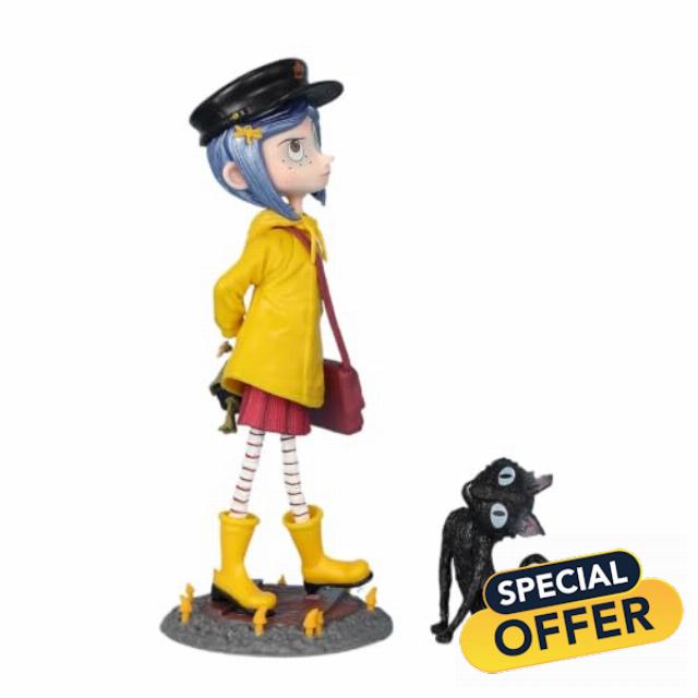 Coraline Small Backpack Numbers 19 cm PVC Character Cosplay Model Gif