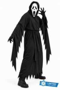 Officially Licensed Boys GhostFace Scream Halloween Costume                                                          Kids Halloween Fancy Dress Outfit Includes Robe