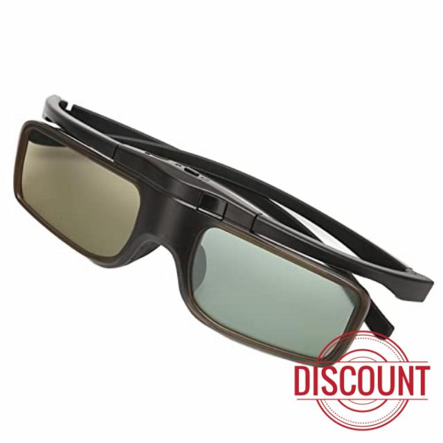 3D Glasses High Light Transmittance Rechargeable for 3D Projectors and Home Entertainment (WX60)