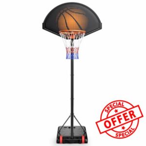 Basketball Hoop for Kids 3-7 FT Adjustable Height