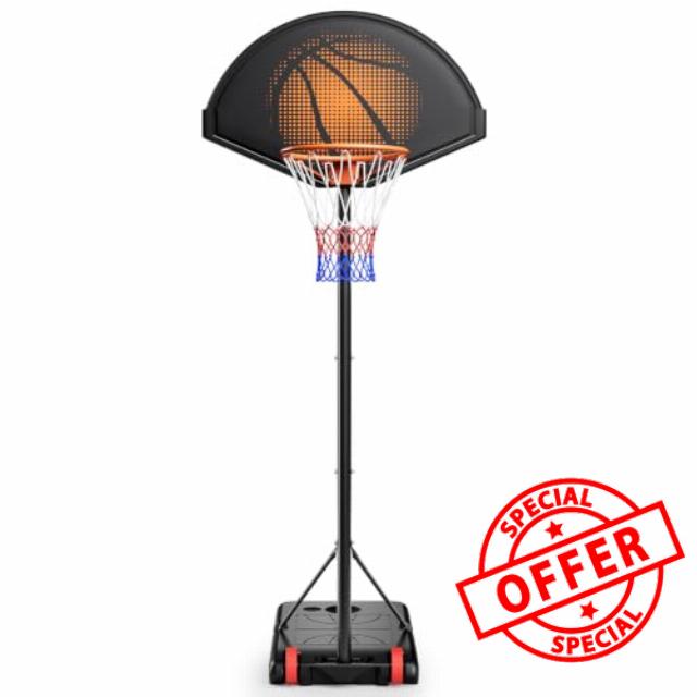 Basketball Hoop for Kids 3-7 FT Adjustable Height