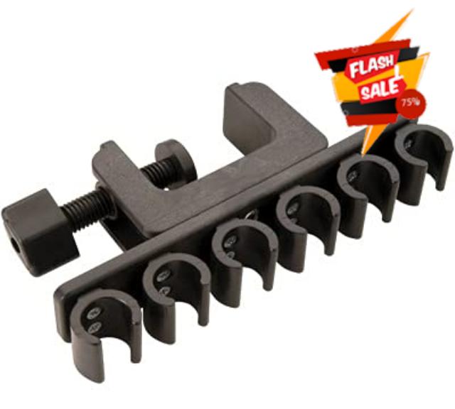 Adjustable Porpers C-Clamp 6 Cue Holder by Sterling Gaming