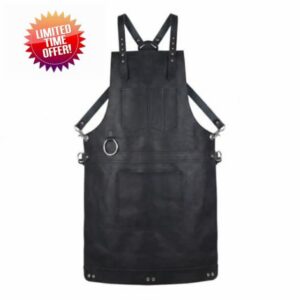 Full Grain Crossbody Leather Apron Butcher Cook