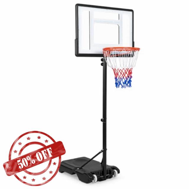 SPOTRAVEL Basketball Hoop and Stand Set