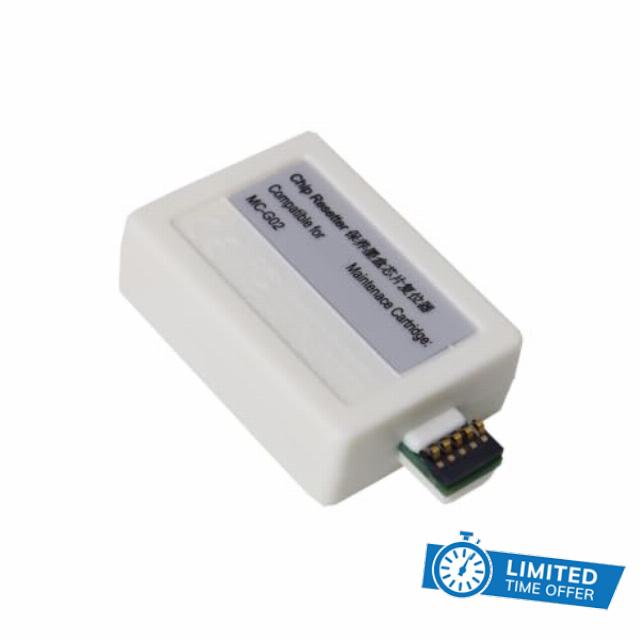Waste Box Reset Tool Compatible with MC-G02                                                          Maintenance Cartridge Chip Resetter with Manual Pin Alignment for Printer Care