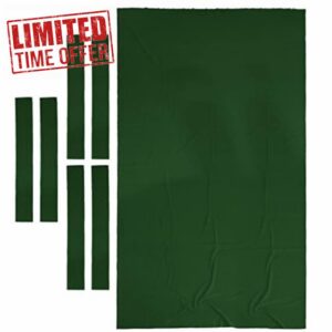 6 Pieces Felt Billiard Table Cover Cloth Baize Pad for Wool Supplies Quick Absorption Suitable for Hotels