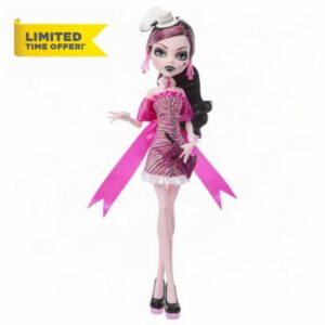 Monster High Dawn of the Dance Draculaura Reproduction Doll                                                          Boo-riginal Creeproduction Draculaura with Party Dress and Accessories like Purse