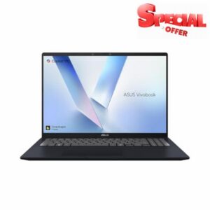 ASUS Vivobook S1607QA 16.0" Laptop | Snapdragon X Plus | 20 Hours Battery                                                          8GB RAM | 256GB PCIe SSD | 16.0" (1920x1200) Full HD Screen | UK Layout Keyboard | Windows 11 Home
