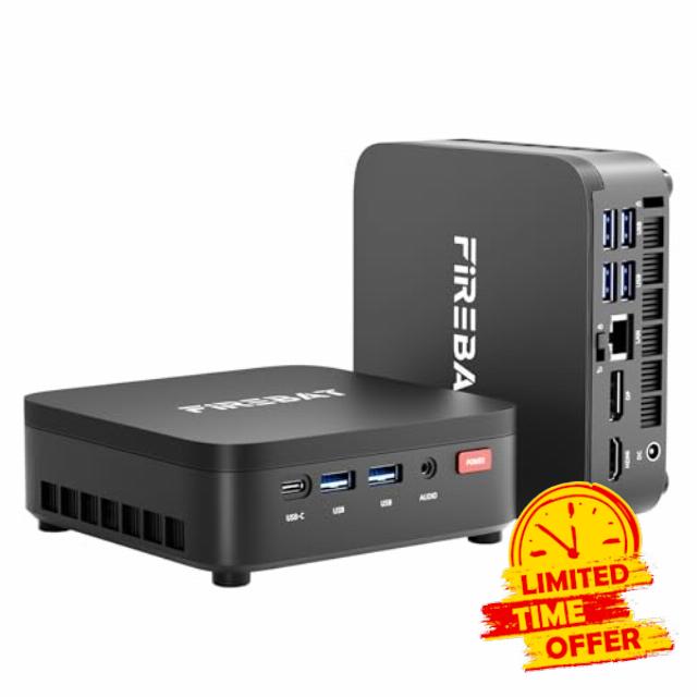FIREBAT Mini PC AMD Ryzen 3 4300U (Beats N95/N100/N150/i3-10110U