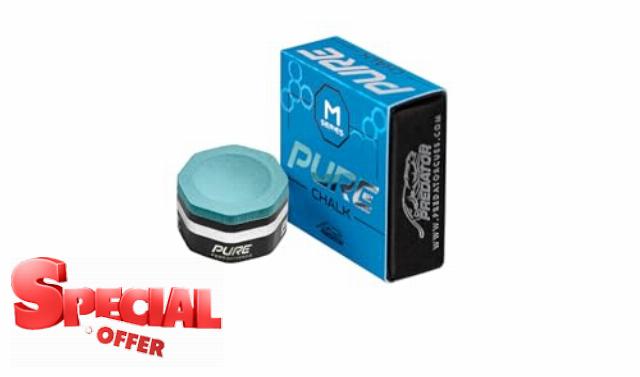 PREDATOR Pure Performance Pool Chalk for Billiard Cues - 1 pc