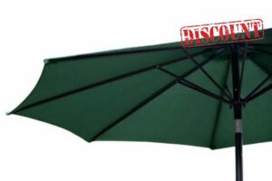 2.4m Aluminium Crank & Tilt Garden Parasol – Available in 10 Colours                                                          10 Colour Options