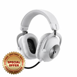 Logitech G PRO X3 LIGHTSPEED Gaming Headset - White                                                          48 kHz Mic