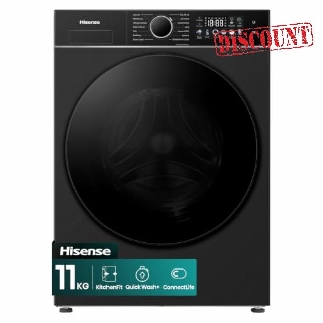 Hisense WF3I1143BBL 11kg Washing Machine