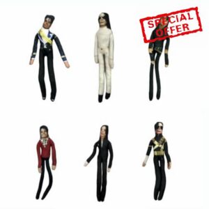 Pack of 6 Michael Cuddly Toy MJ Doll Plush