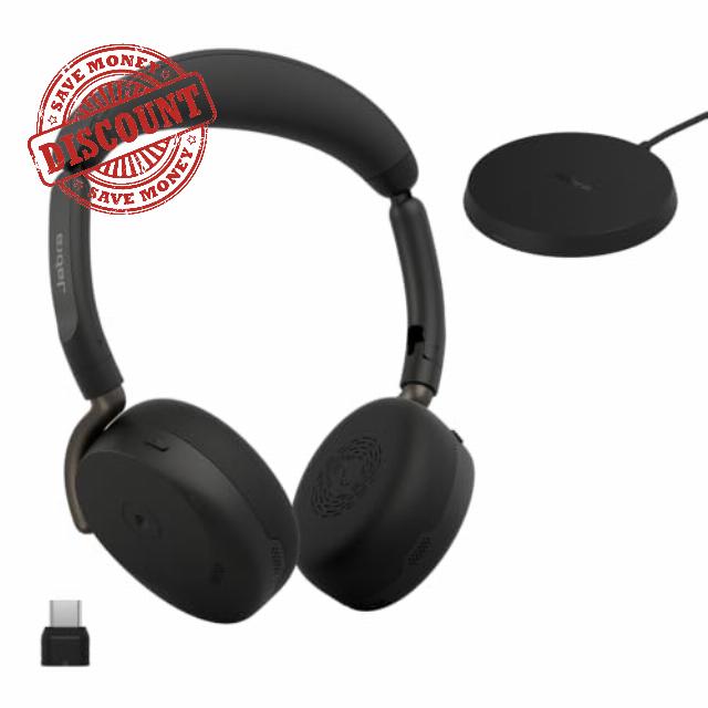 Jabra Evolve3 65 Flex Wireless Bluetooth Headset with Mic