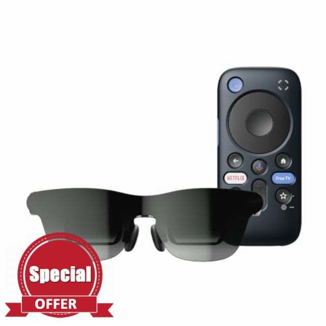 RayNeo GT Max AR/XR glasses with Pocket TV Pro (supports Netflix & Dolby Vision)