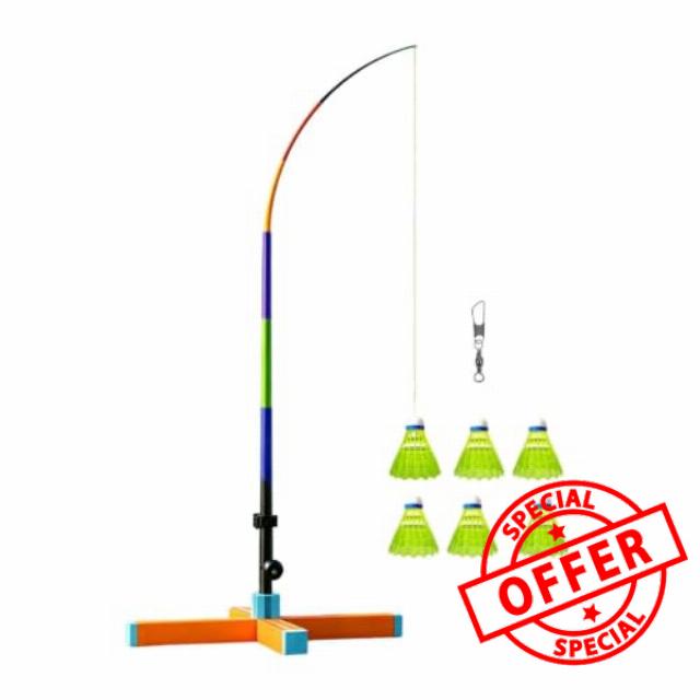 Badminton Solo Training Self Practice Equipment Badminton Training Device for Exercise