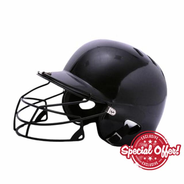 Batting Helmet with Face Protection