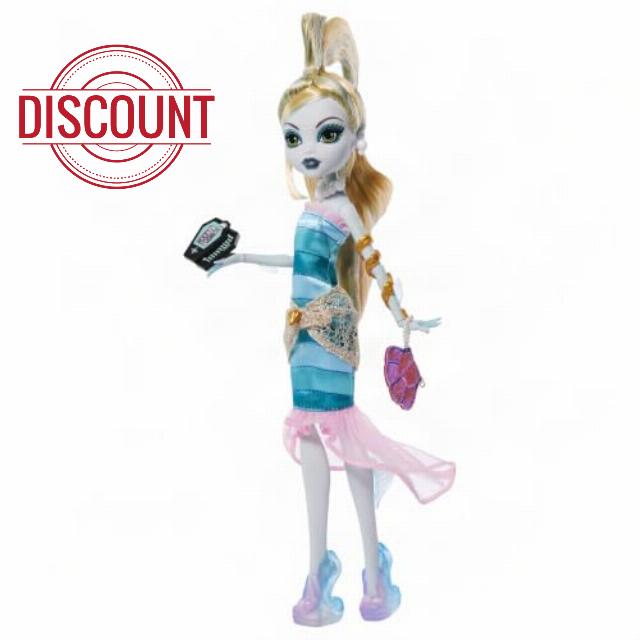 Monster High Dawn of the Dance Lagoona Blue Reproduction Doll                                                          Boo-riginal Creeproduction Lagoona Blue with Party Dress and Accessories like Purse