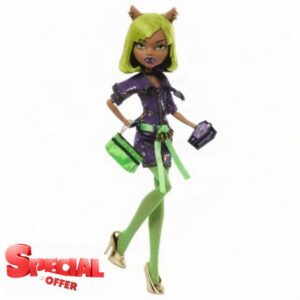 Monster High Dawn of the Dance Clawdeen Wolf Reproduction Doll                                                          Boo-riginal Creeproduction Clawdeen Wolf with Party Dress and Accessories like Purse