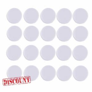 Toyvian White Plastic Ring Boxes