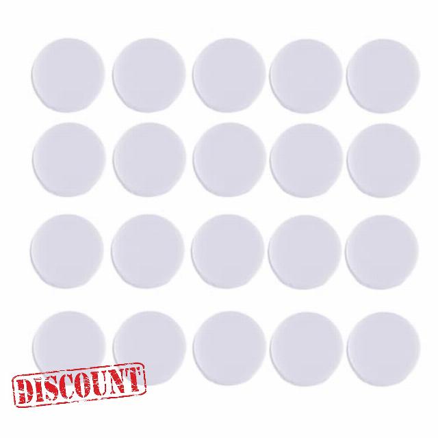 Toyvian White Plastic Ring Boxes