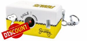 Lisciani - Peanuts - Mini Digital Camera with Keyring for Kids Ages 8+                                                          Mini Digital Camera - Peanuts Keyring - Photo & Video - Fun Filters - Photo Frames - USB-C Rechargeable for Kids Ages 8+