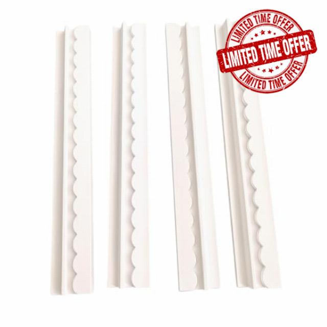 Wood Mahjong Racks 20 Inch Wooden Table Game Tile Stand                                                          4 Pieces American Mahjong Racks for Slip-Free Pushing