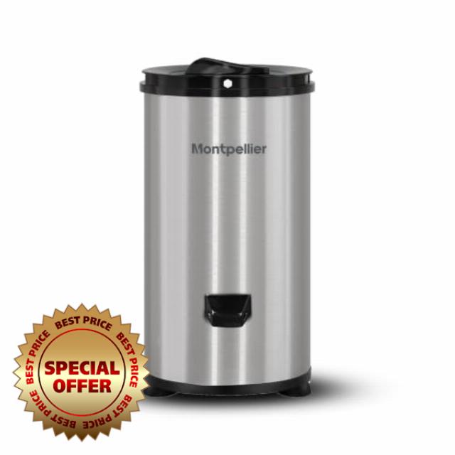 Montpellier MDASD2800SS - Stainless Steel 4KG Spin Dryer - Freestanding           [Energy Class E]