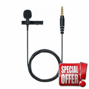 Shure MVL Lavalier Microphone for iPhone & Tablet - External Clip On Mini Lapel Mic for Video Recording & Vlogging with 3.5 mm Connector