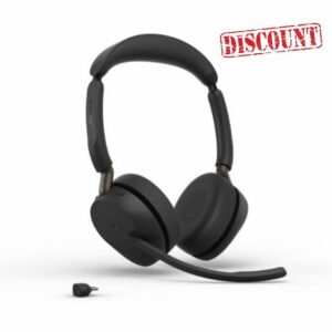 Jabra Evolve3 65 Dual Wireless Bluetooth Headset with Mic