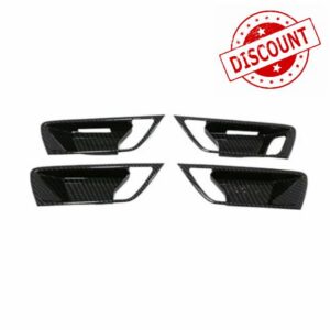 Compatible With Ford Focus MK4 2019-2023                                                          Matte Carbon Style Door Handle Armrest Cover Trim(Type2)